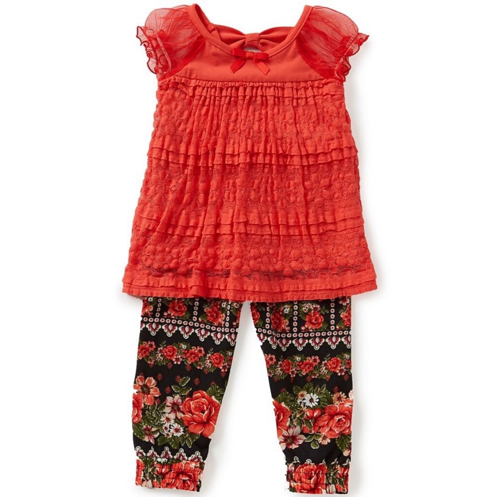 Fall Floral Pant Set
